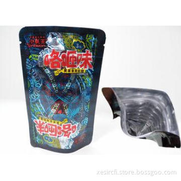 Zipper Sealing Gloss Aluminum Foil Packaging Bags For Food